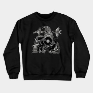 HUGINN AND MUNINN RAVENS VIKING NORDIC Crewneck Sweatshirt